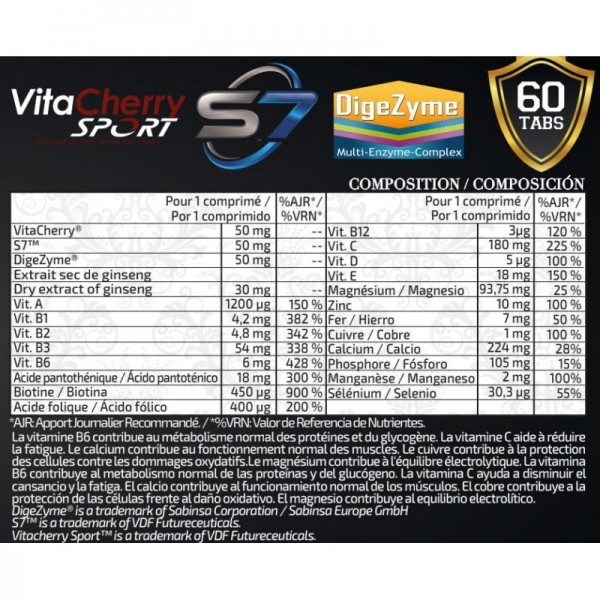 VITALUXE 60 TABLETAS