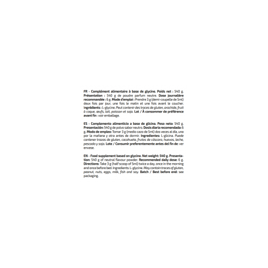 GLYCINE 540G - IOGENIX