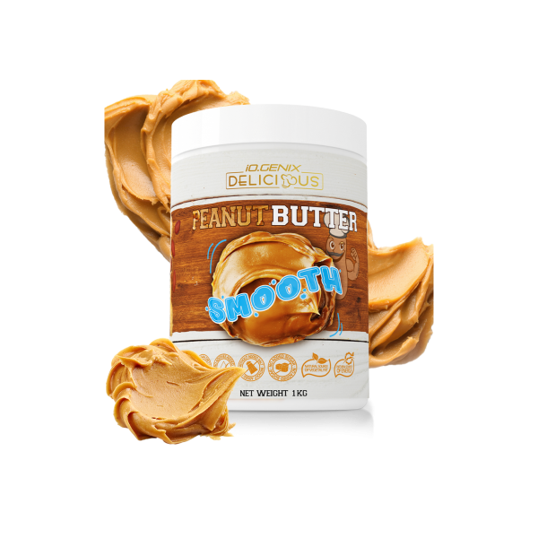 PEANUT BUTTER SMOOTH 1KG - IO.GENIX