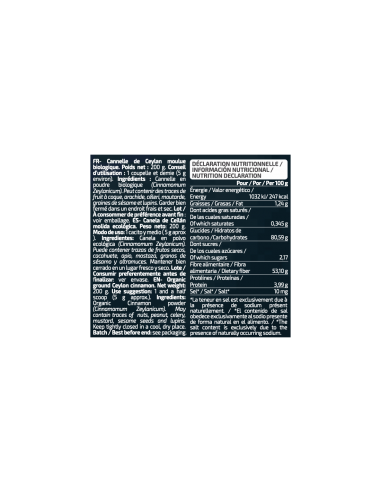 CEYLON CINNAMON - CANELA