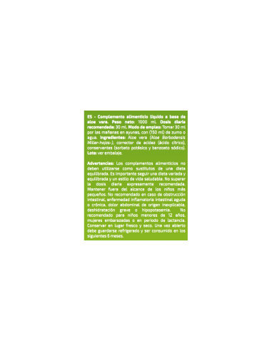 ALOE VERA JUICE - 1L