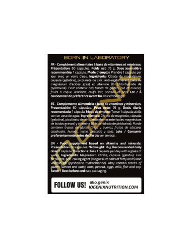 ZMA - Zinc Magnesio y Vitamina B6 | Buy Muscle