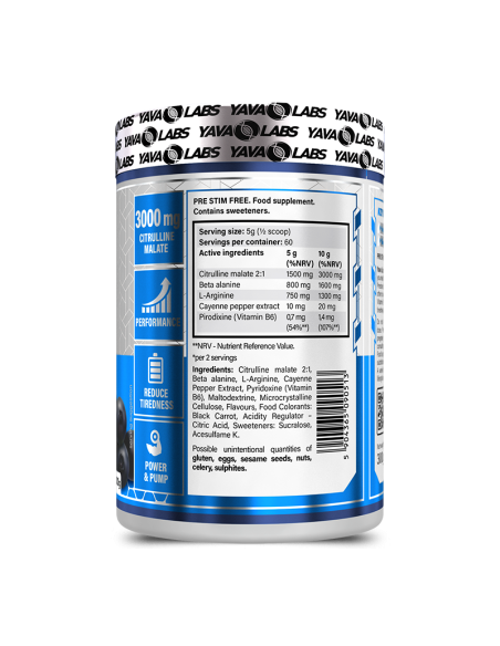 PRE WORKOUT NON STIM - 300G