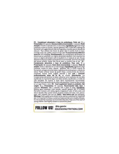 PROBIOTIC PROFESSIONAL (Vegan caps) - IO.Genix MVP