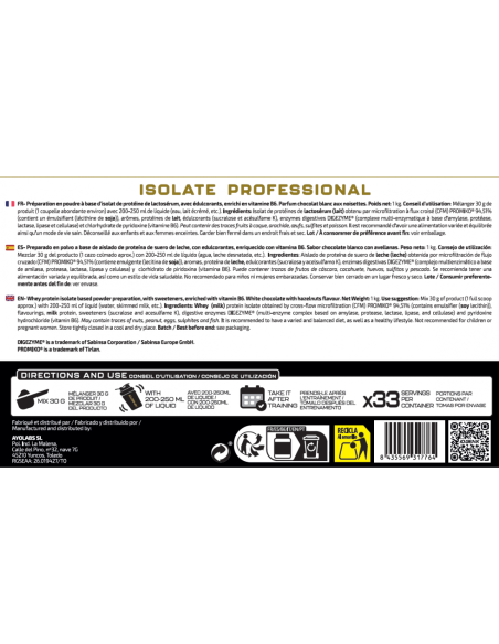 ISOLATE PROFESSIONAL 1KG - MVP