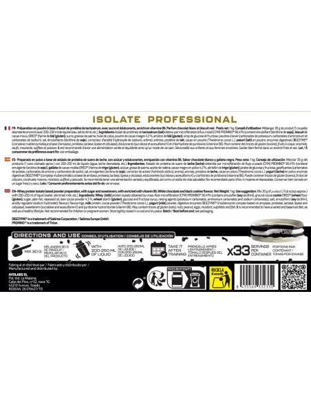 ISOLATE PROFESSIONAL 1KG - MVP