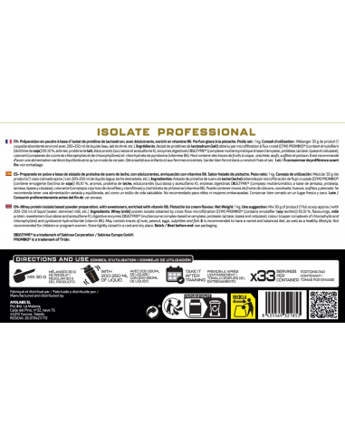 ISOLATE PROFESSIONAL 1KG - MVP