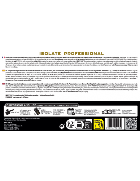 ISOLATE PROFESSIONAL 1KG - MVP