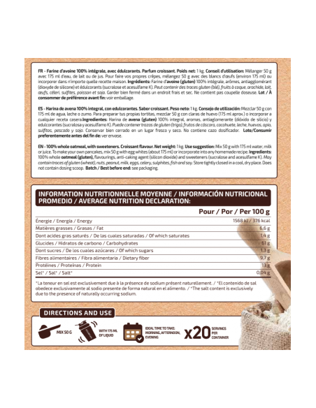 AVENA DELICIOUS OATMEAL - 1KG - MVP