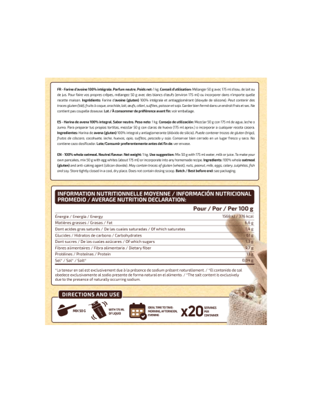 AVENA DELICIOUS OATMEAL - 1KG - MVP