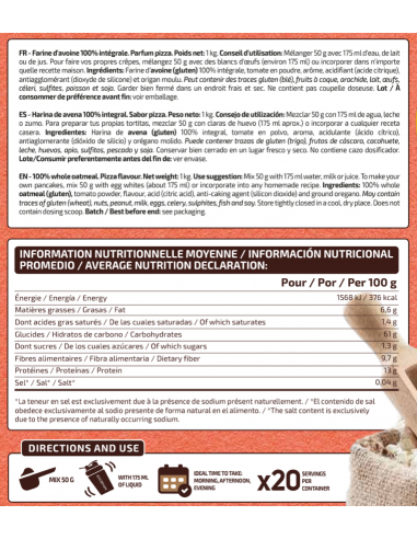 AVENA DELICIOUS OATMEAL - 1KG - MVP