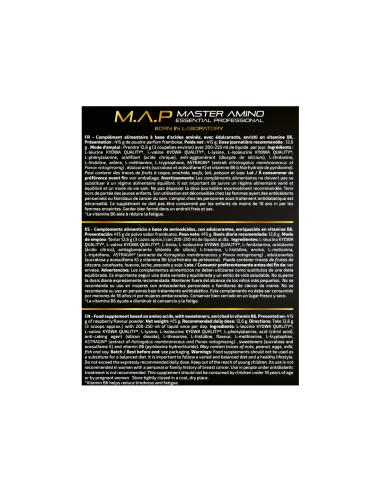 M.A.P Master Amino Essential Professional 418g - IO.Genix MVP