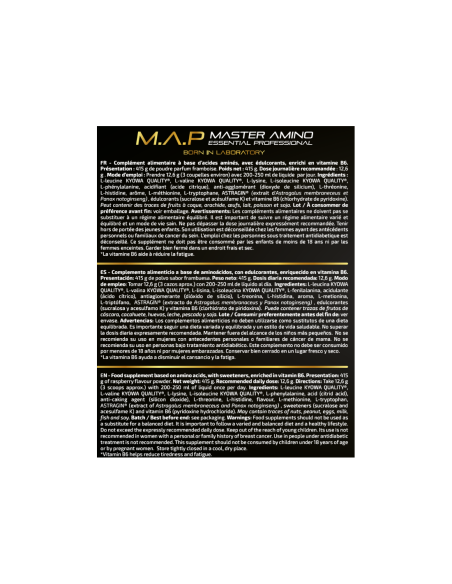 M.A.P Master Amino Essential Professional 418g - IO.Genix MVP