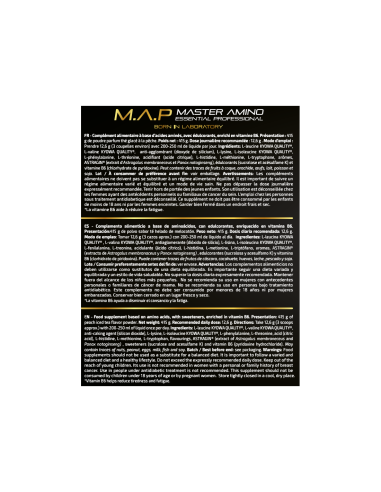M.A.P Master Amino Essential Professional 418g - IO.Genix MVP