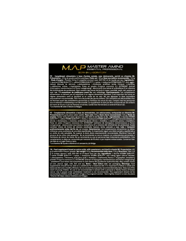 M.A.P Master Amino Essential Professional 418g - IO.Genix MVP