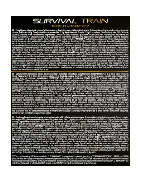 SURVIVAL TRAIN 430g - IO.Genix MVP