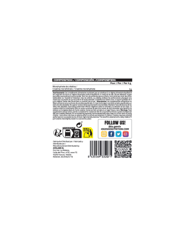 CREATINE MONOHYDRATE 500G - MVP - IOGENIX