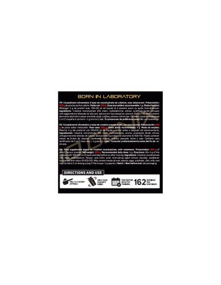 CREATINE MONOHYDRATE 500G - MVP - IOGENIX