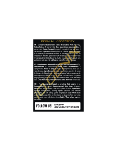 CREATINE 3000 (30 COMPRIMIDOS)